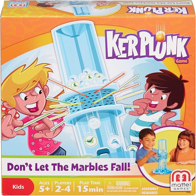 Kerplunk Classic Kids Game with Marbles, Sticks and Game Unit, Easy-to-Learn, Makes a Great Gift ... | Amazon (US)