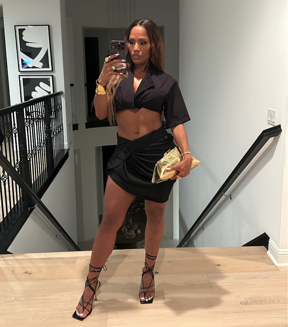 All black 2 piece outfit for a night out. #outfitideas #nighttime #outfitt