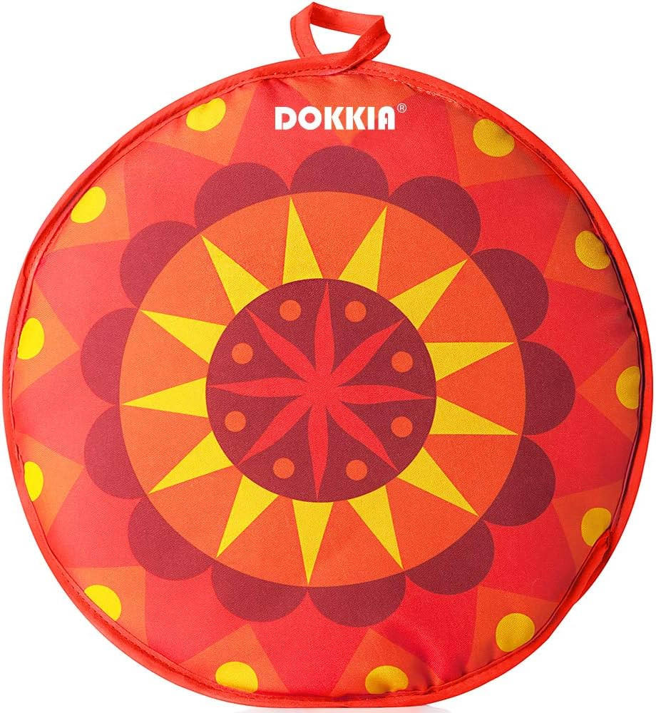 DOKKIA Tortilla Warmer Taco 12 Inch Insulated Cloth Pouch - Microwavable Use Fabric Bag to Keep F... | Amazon (US)
