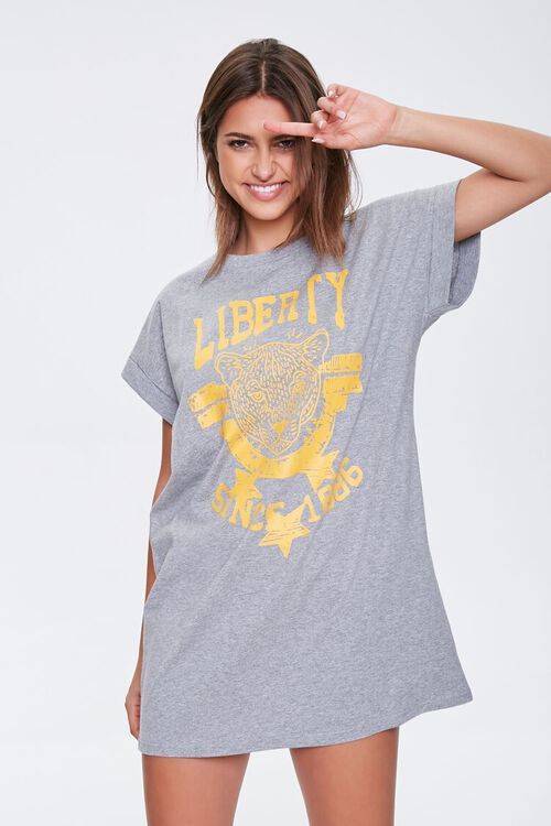 Liberty Graphic T-Shirt Dress | Forever 21 (US)