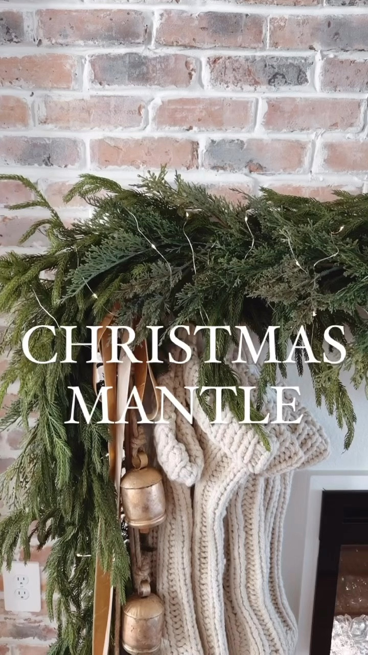 My mantle is all linked below. I also linked a more less expensive garland below as well  

#LTKVideo #LTKHoliday #LTKHome