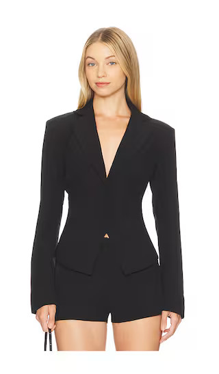Johanne Blazer in Black | Revolve Clothing (Global)