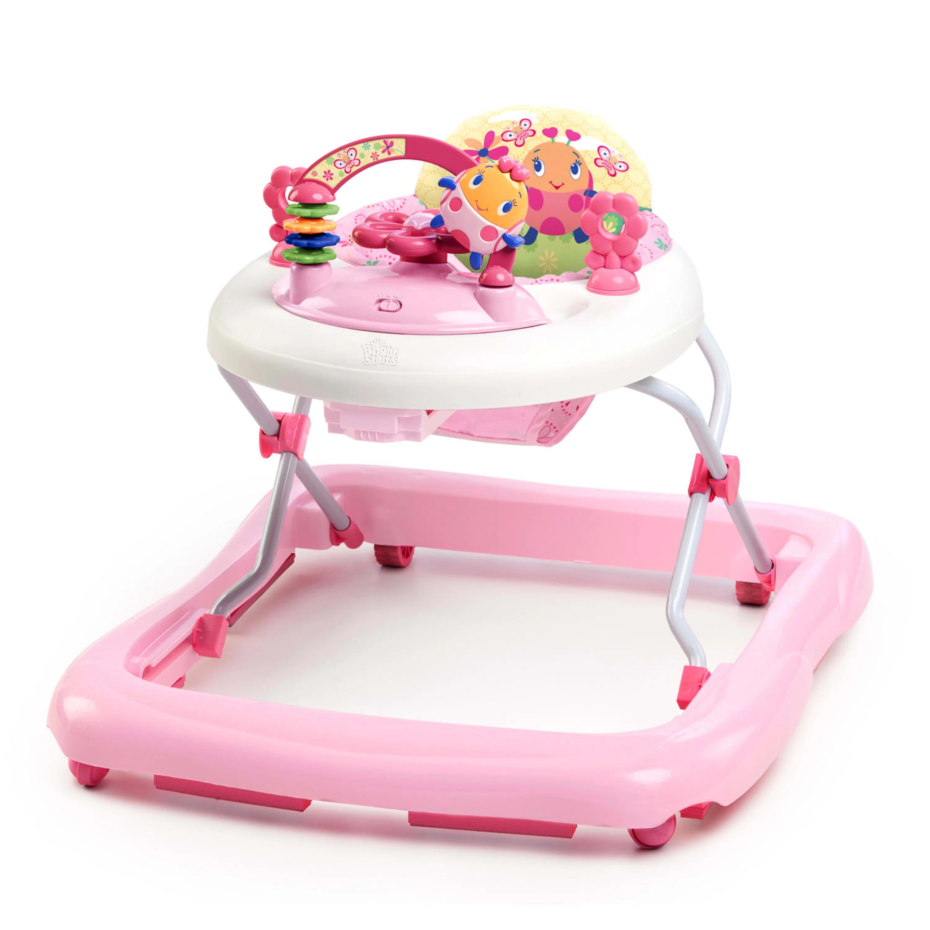 Bright Starts Adjustable Baby Walker with Activity Station, JuneBerry | Walmart (US)