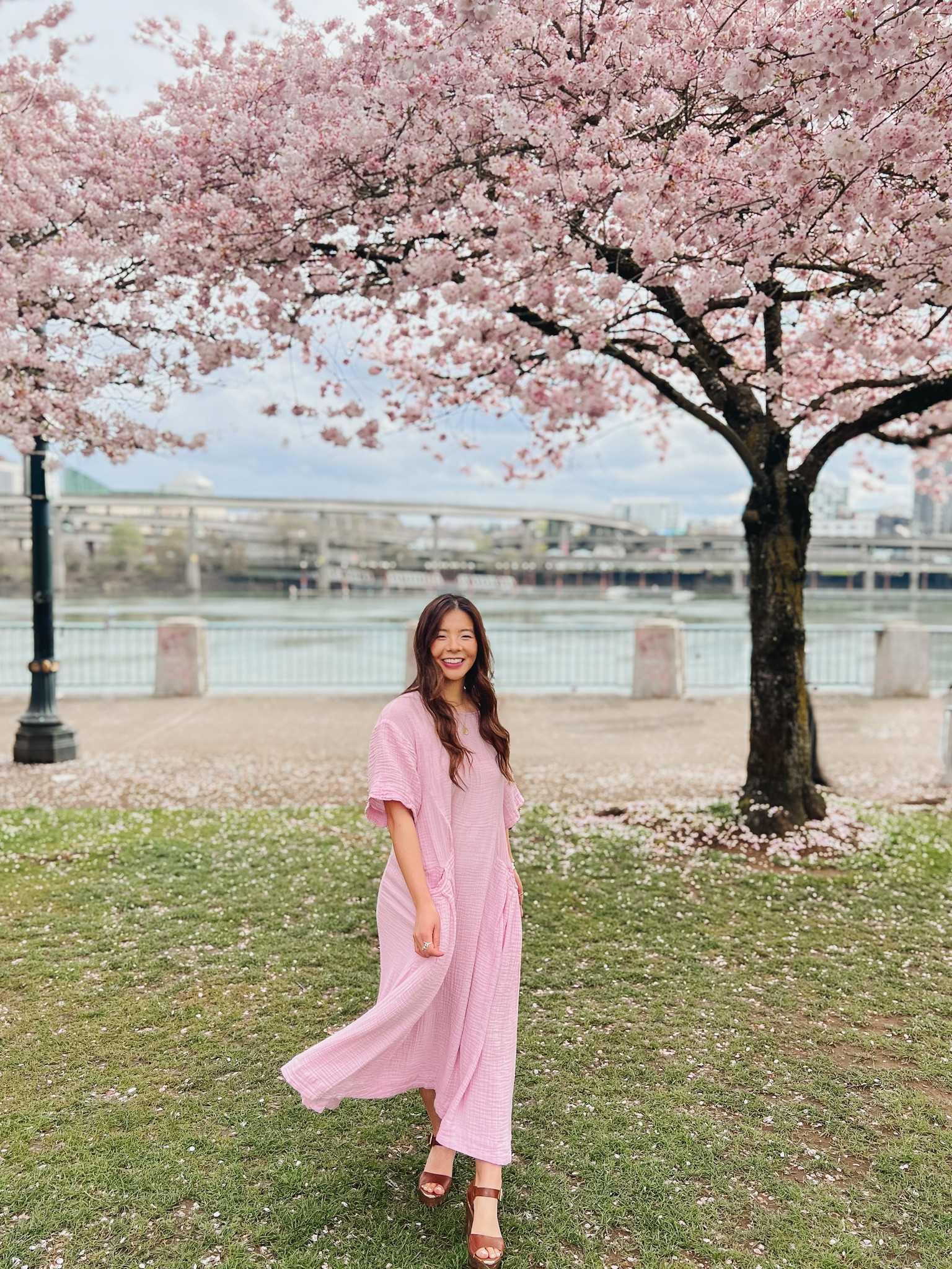 Pretty in pink in this lightweight free people dress - wearing a size XS (and put it in the dryer to shrink it)


#LTKSeasonal