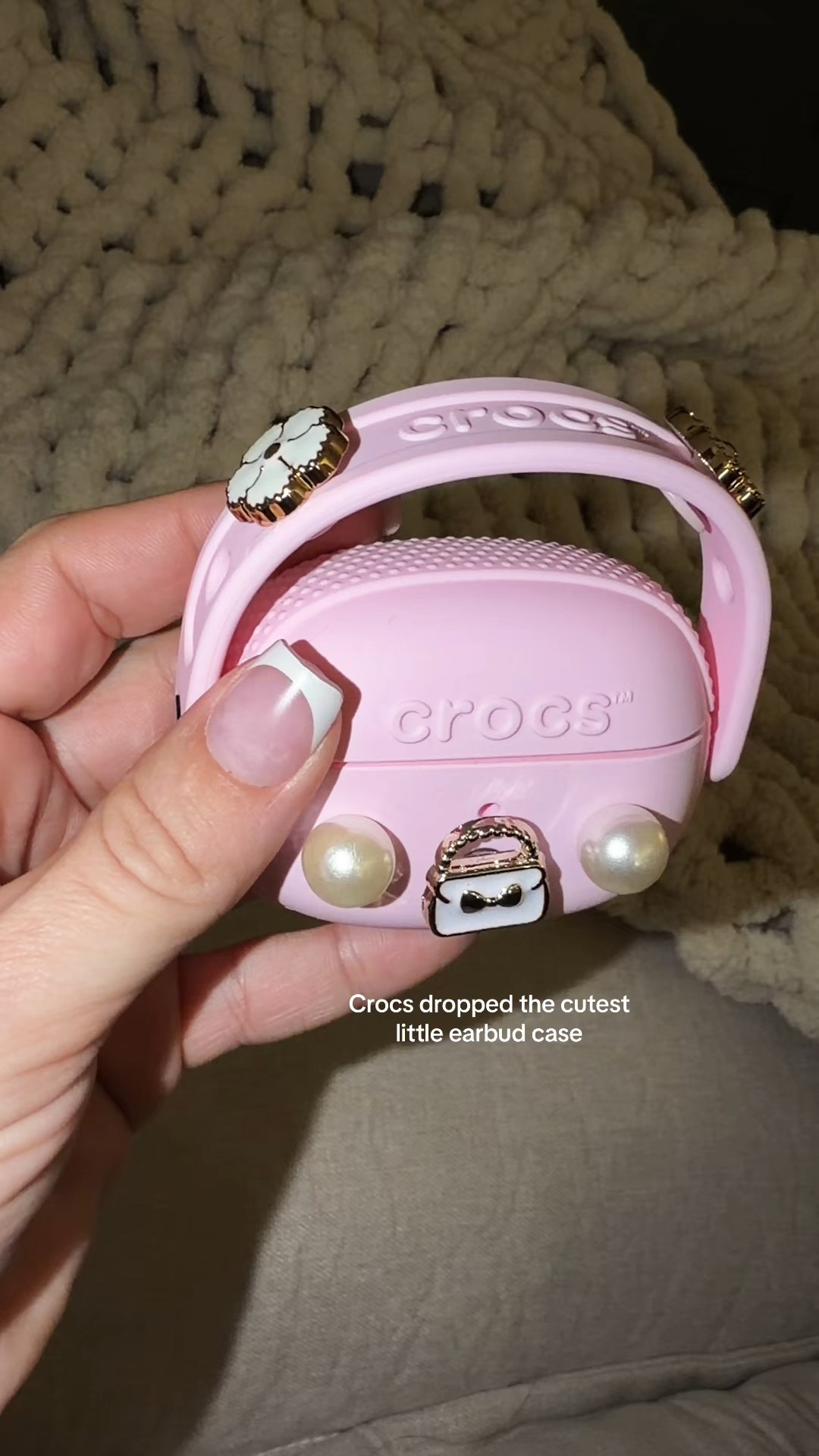 The cutest little AirPod case! #crocs 