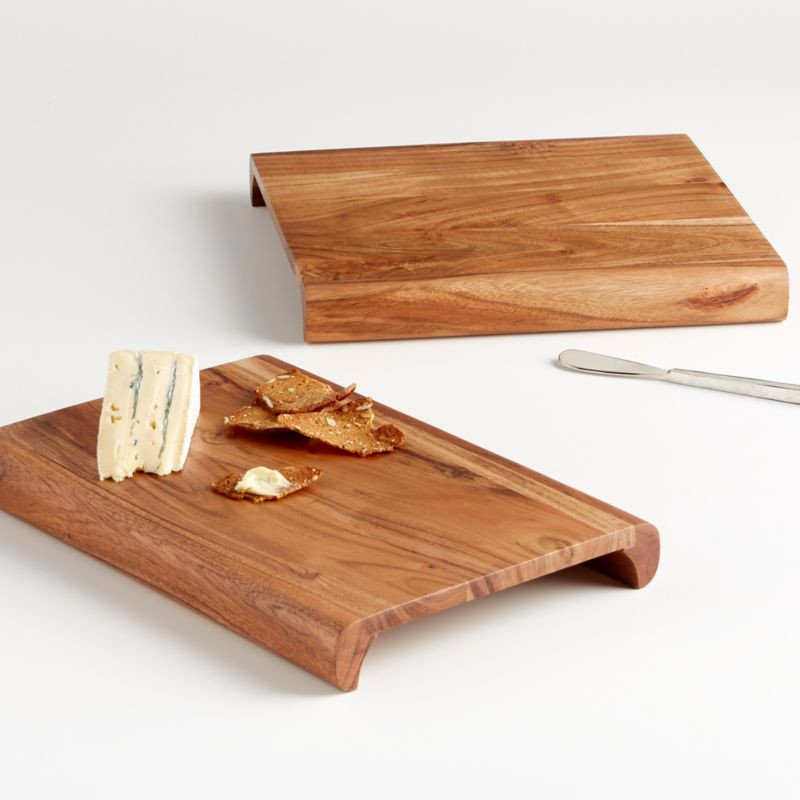 Byhring Wood Serving Boards | Crate and Barrel | Crate & Barrel