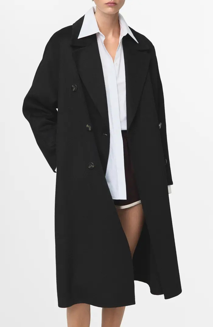 Picarol Double Breasted Wool Blend Coat | Nordstrom