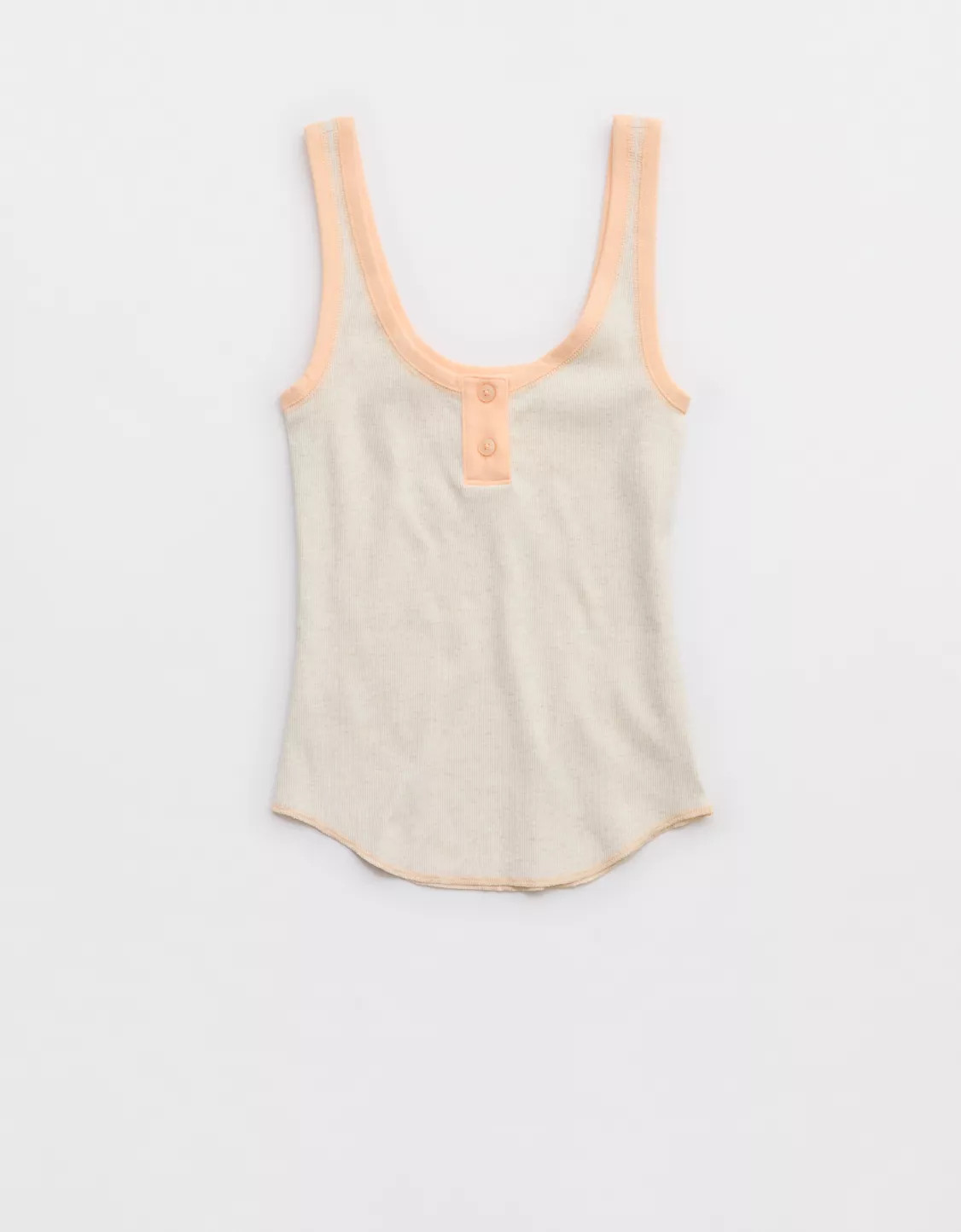 Aerie Ribbed Henley Tank Top | Aerie