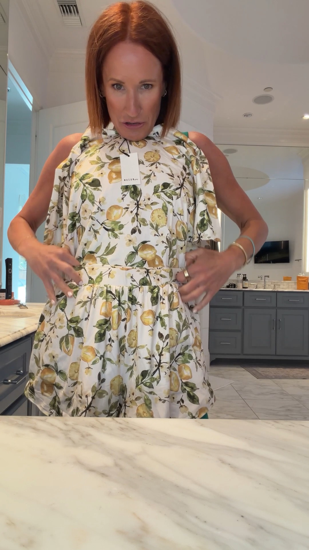 Luxury pajama set + matching robe find 🍋
This lemon print PJ set is the perfect elevated sleepwear moment—lightweight, soft, and so chic for spring and summer. I did a full unboxing and it’s even better in person. The fabric feels silky without being too hot, and the fit is relaxed but still flattering.

Wearing this for slow mornings, getting ready, and honestly just feeling put together at home.

Linking the pajama set + matching robe here.

#LTKmomlife #LTKOver40 #LTKPetite