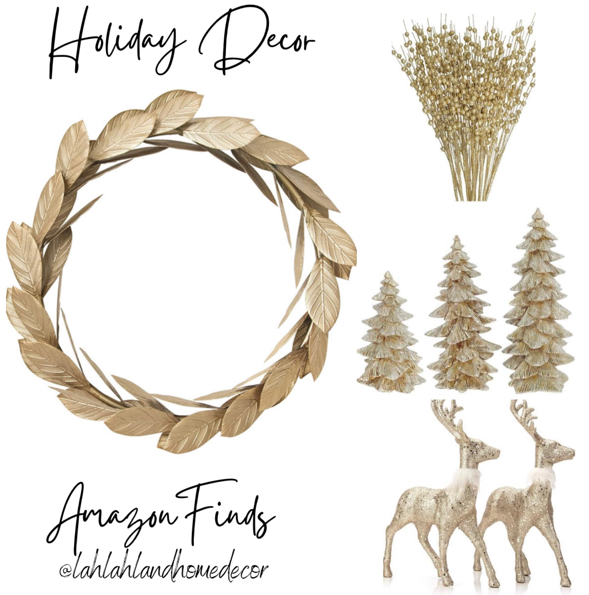 Great buys on Gold holiday decor! 

#LTKhome #LTKSeasonal #LTKHoliday