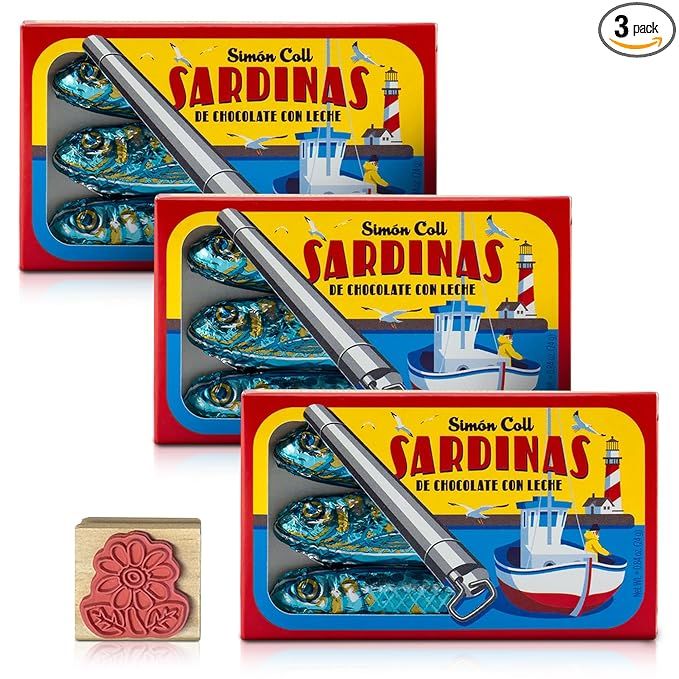 Milk Chocolate, Easter Chocolate Gift Sardines Featuring Simon Coll Imported Chocolate Sardines i... | Amazon (US)