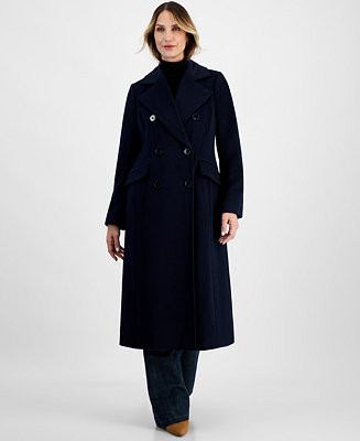 MICHAEL Michael Kors Women's Double-Breasted Maxi Coat - Macy's | Macy's