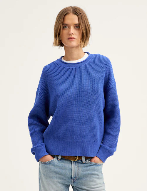The Arden Crewneck Sweater in 100% Cotton | Madewell