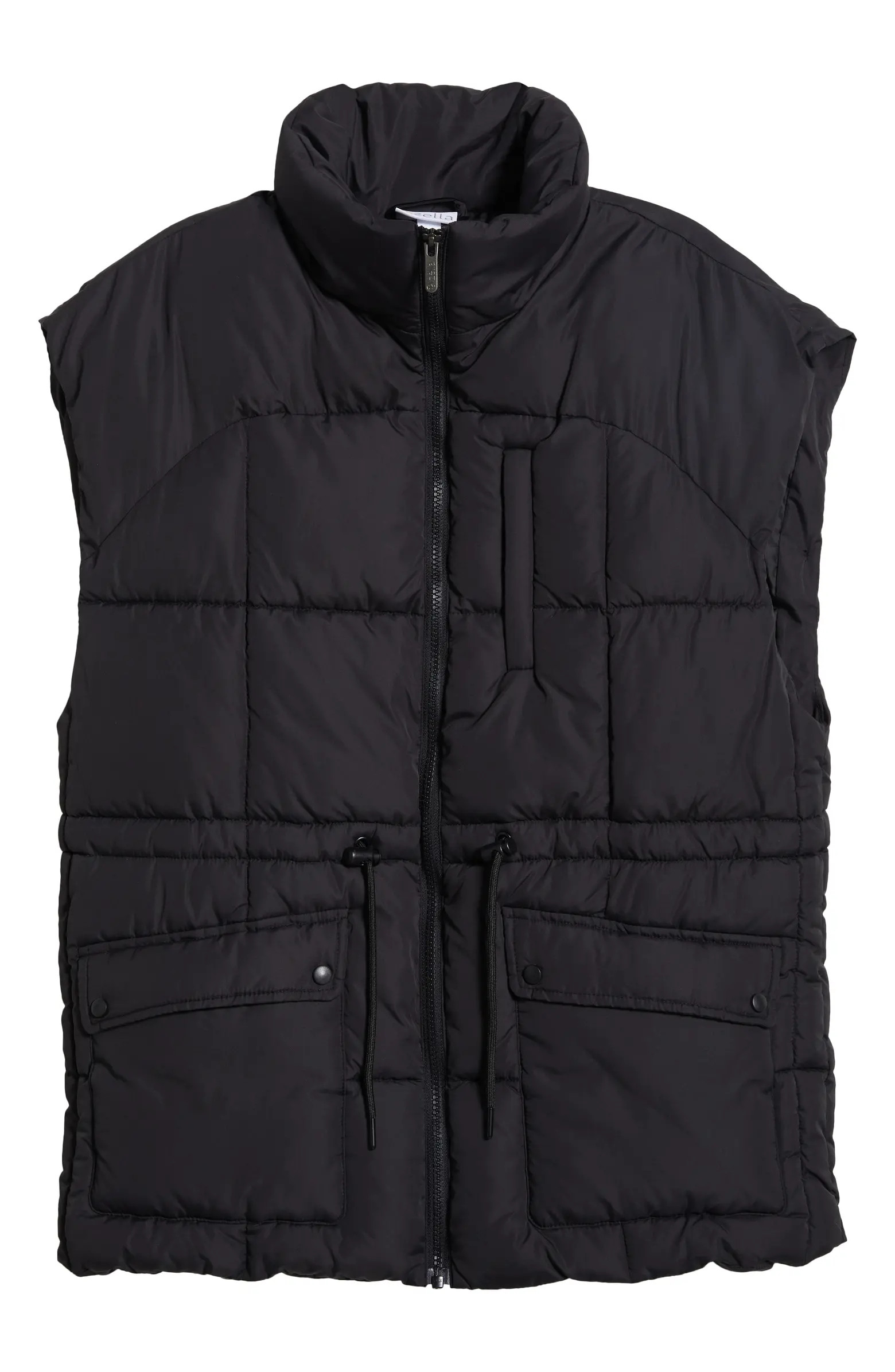 Adjustable Drawcord Waist Puffer Vest | Nordstrom