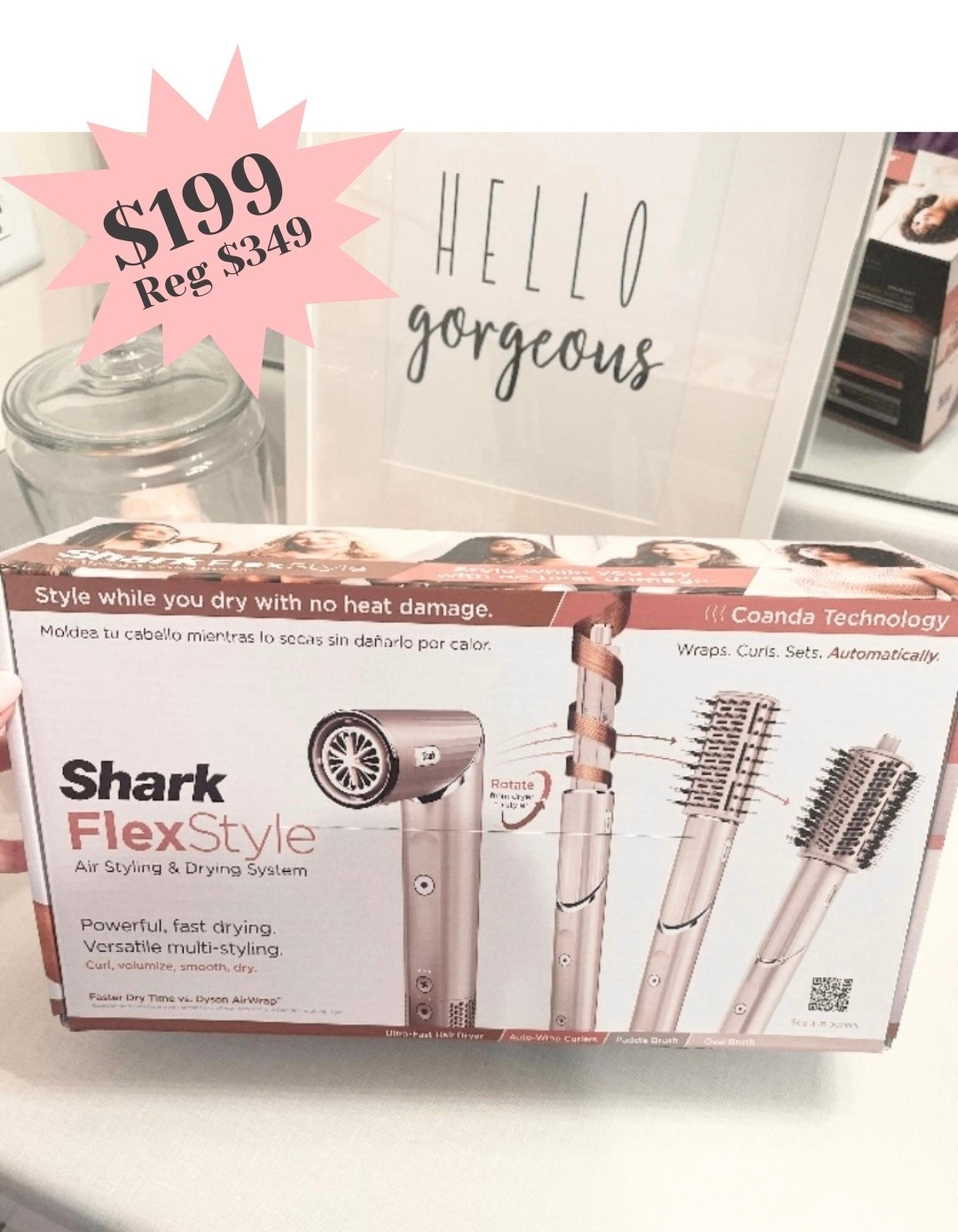 SHARK FLEX STYLE $199
🤍
This has been a game changer for my unruly hair, I rarely ever put it away because I use it so much that it’s just a permanent “decoration” on my floor next to my mirror now because I use it so much… 😅 

#LTKBeauty #LTKCyberWeek #LTKGiftGuide