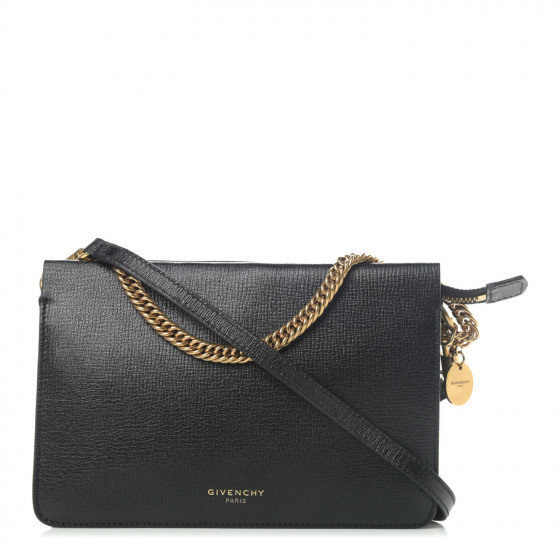 GIVENCHY Sugar Goatskin Cross 3 Crossbody Bag Black | Fashionphile