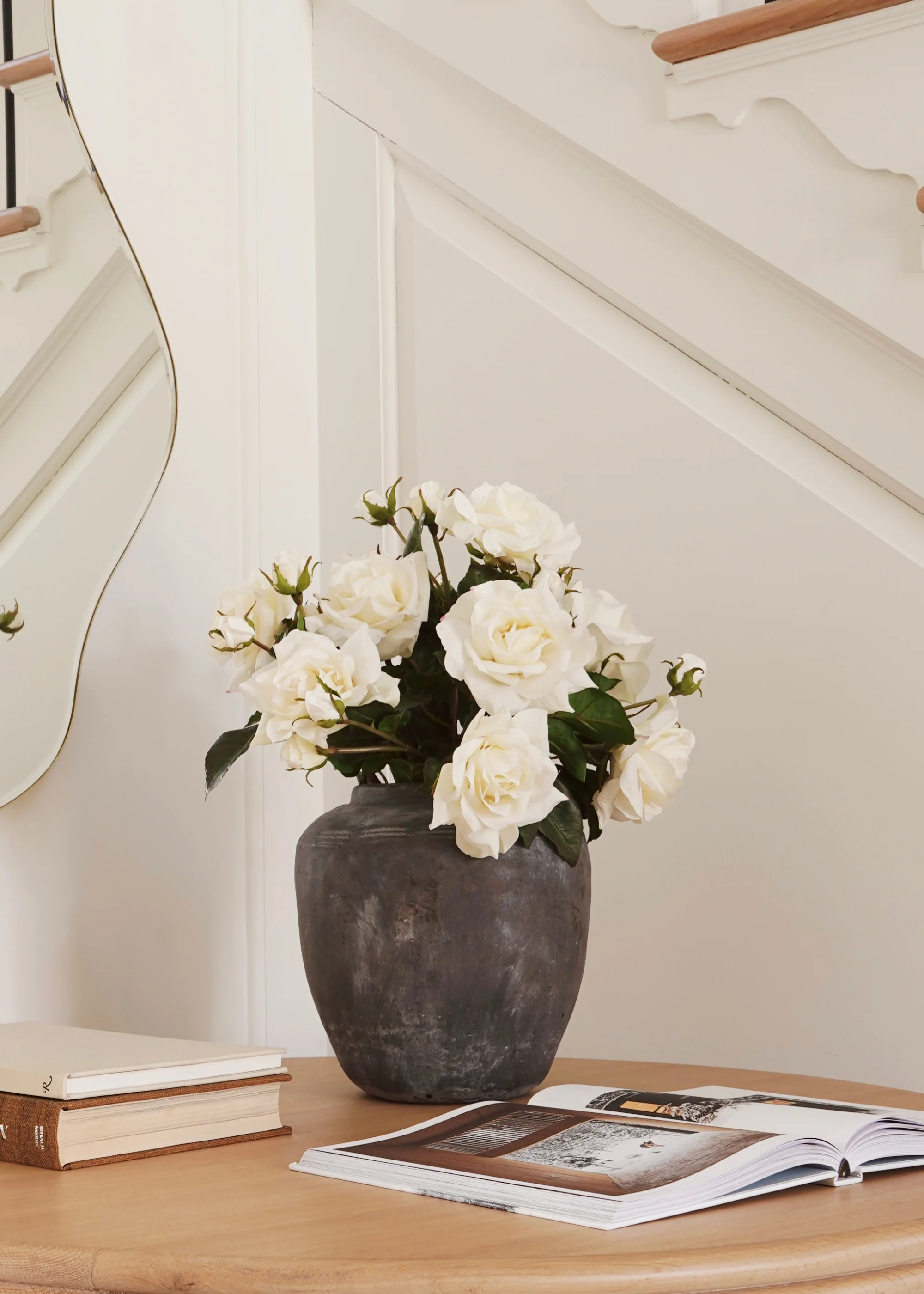 Cream White Juliet English Rose | Real Touch Flowers | Afloral | Afloral