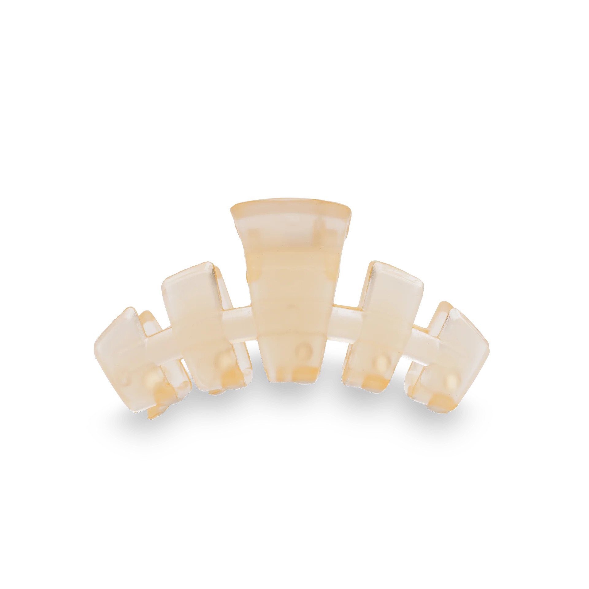 Classic Almond Beige Tiny Hair Clip | TELETIES