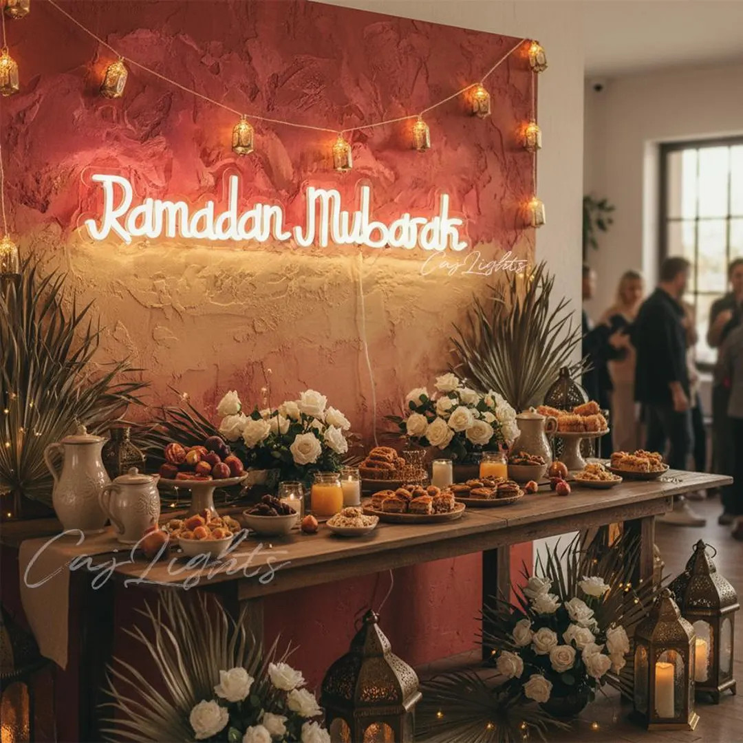 Ramadan Mubarak Neon Sign,ramadan Mubarak Party, Islamic Festival Party Decor Art, Ramadan Gift, ... | Etsy (US)