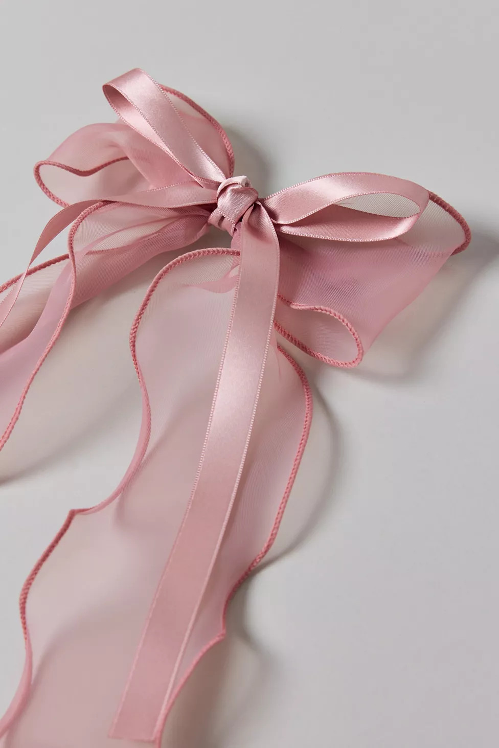 Inez Chiffon Ribbon Hair Bow Hair Clip | Urban Outfitters (US and RoW)