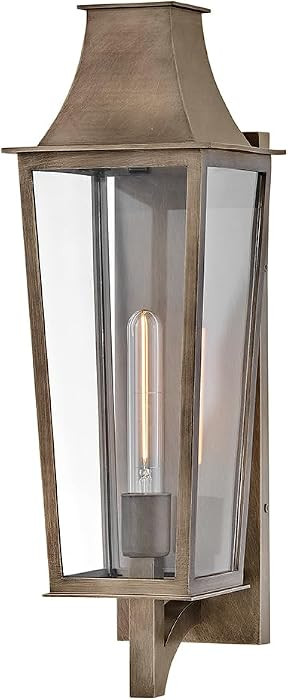 Hinkley Georgetown Medium Wall Mount Lantern, Burnished Bronze | Amazon (US)