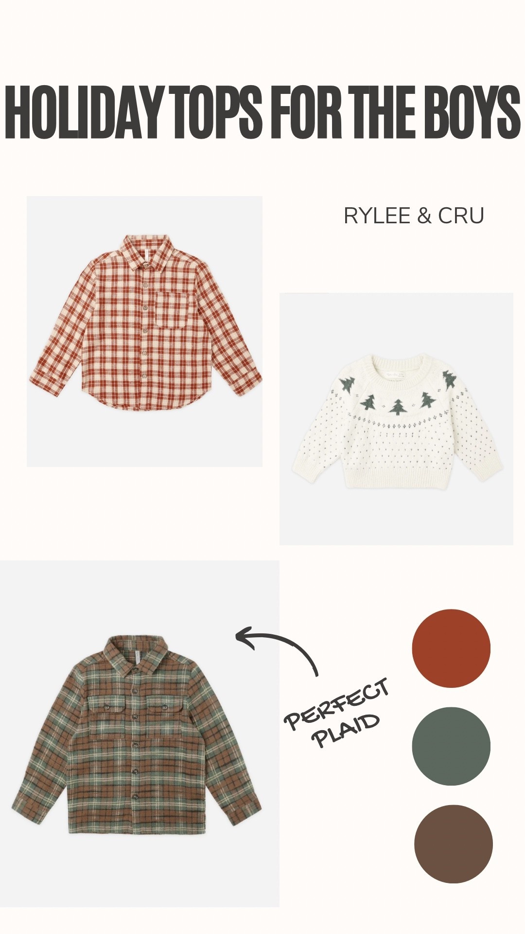 Boys holiday tops from Rylee & Cru

#LTKSeasonal #LTKKids