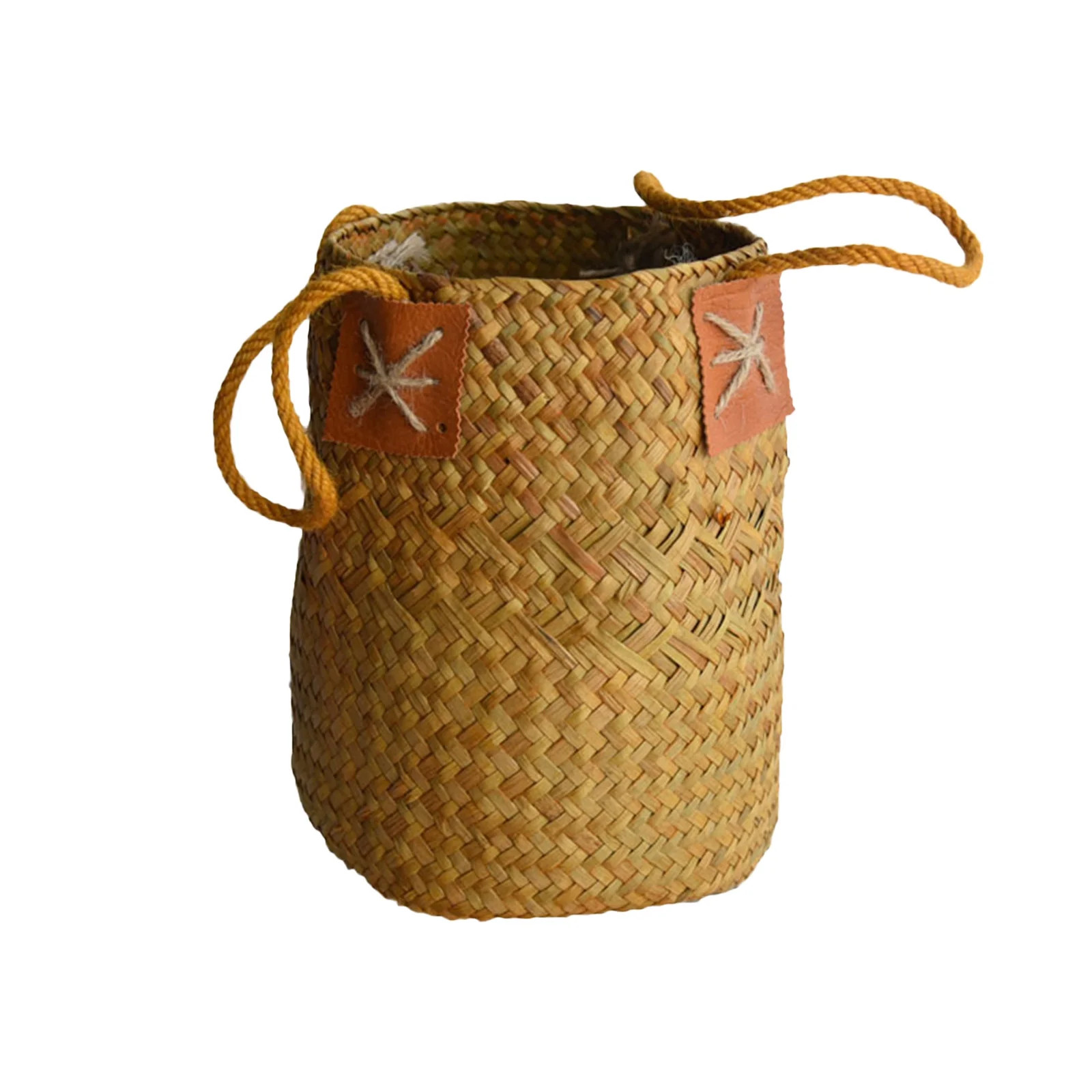 Yaoyar Natural Rattan Flower Bucket/Rattan Wicker Basket/Bamboo Flower Vase/Rattan Vase/Bamboo Ro... | Walmart (US)
