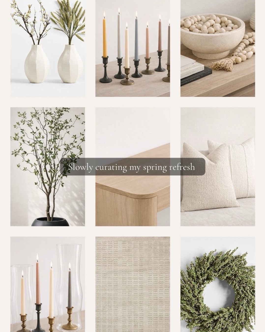 Sharing my curated spring home decor finds — warm neutrals, organic textures, and light layers that gently transition your space into the new season. These are the pieces I’m using to make my home feel fresh, airy, and still cozy. Everything is linked for easy shopping 


#LTKSpring
#LTKFinds
#LTKDecor
#SpringHomeDecor
#SpringDecorIdeas
#NeutralHome
#OrganicModern
#ModernHomeDecor
#HomeRefresh
#InteriorInspo
#HomeStyling
#MinimalistDecor
#CuratedHome

#LTKHome #LTKHome #LTKSeasonal
