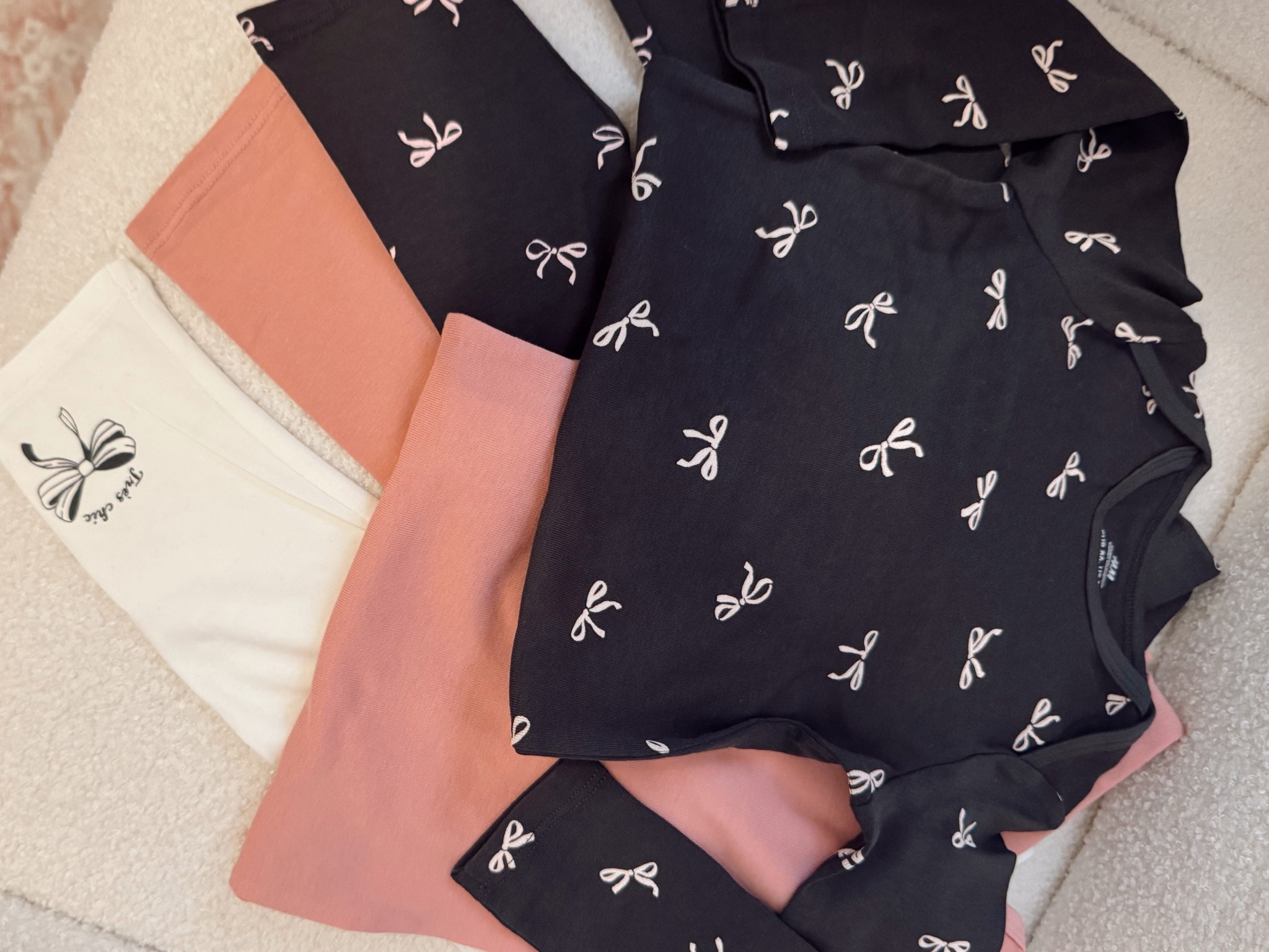 Toddler Girl Onesies! From H&M so cozy and comfortable! 