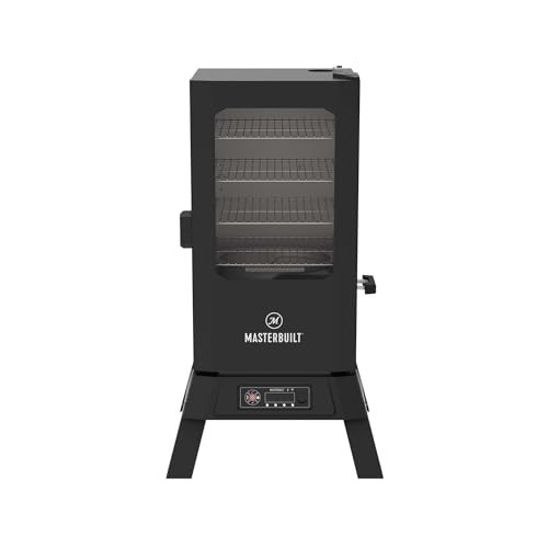 Masterbuilt®710 WiFi Digital Smoker, Vertical Design, 711 Cooking Sq. Inches, 4 Chrome Coated Smoking Racks, Wood Chip Loader, Electric Fuel Source to Plug in and Start Cooking, Black Model MB20070924 | Amazon (US)