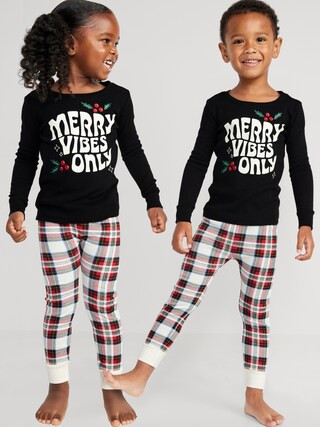 Unisex Snug-Fit Printed Pajama Set for Toddler &amp; Baby | Old Navy (US)