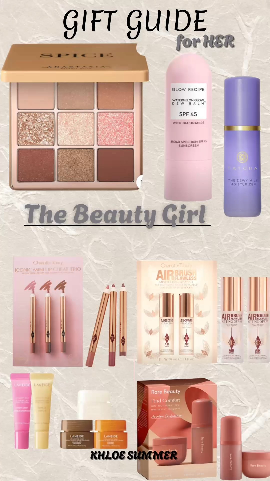 Beauty Gift Guide! These are all minis so perfect for stocking stuffers! Daughter, mom, aunt, niece, perfect for any girl that loves beauty, skincare and makeup 

#LTKHoliday #LTKGiftGuide #LTKBeauty