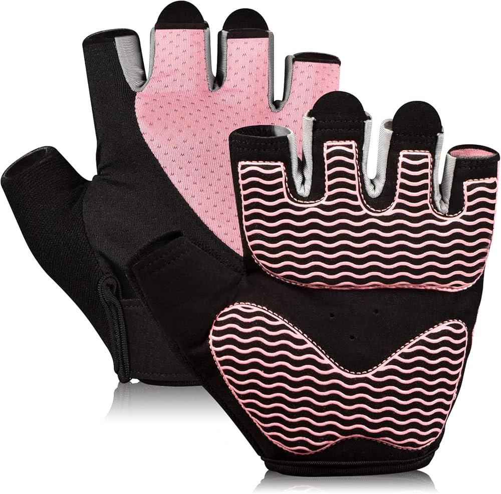 sunnex Gym Gloves for Women, Workout Gloves Women, Fingerless Gloves for Weightlifting, Lightweig... | Amazon (US)