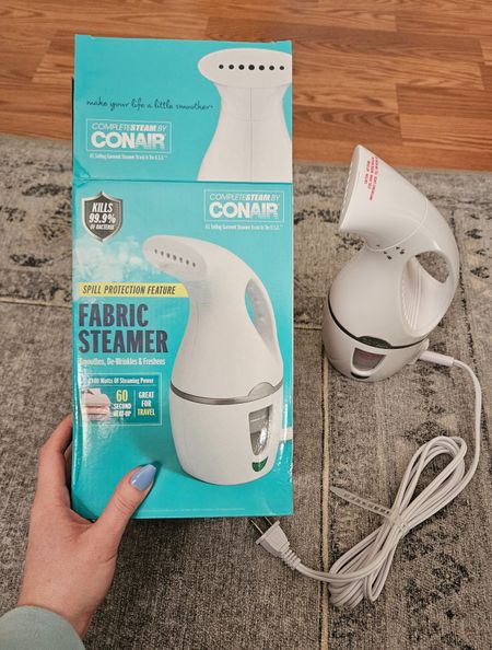 I just got my new Conair steamer in! This one is a bit smaller than my last one but I'm okay with that. It is SO powerful. It heats up really fast and steams well. This one would be perfect for traveling too.👌🏻

#LTKhome #LTKfindsunder50 #LTKtravel
