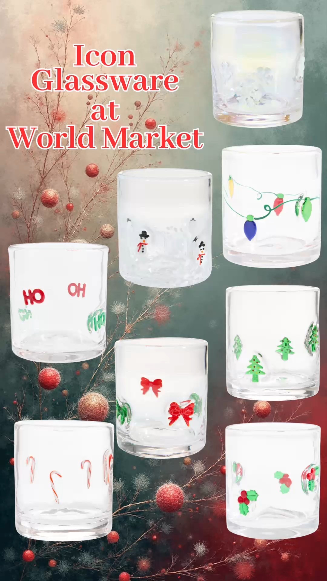 Christmas Glassware at World Market

#LTKSeasonal #LTKHome #LTKHoliday