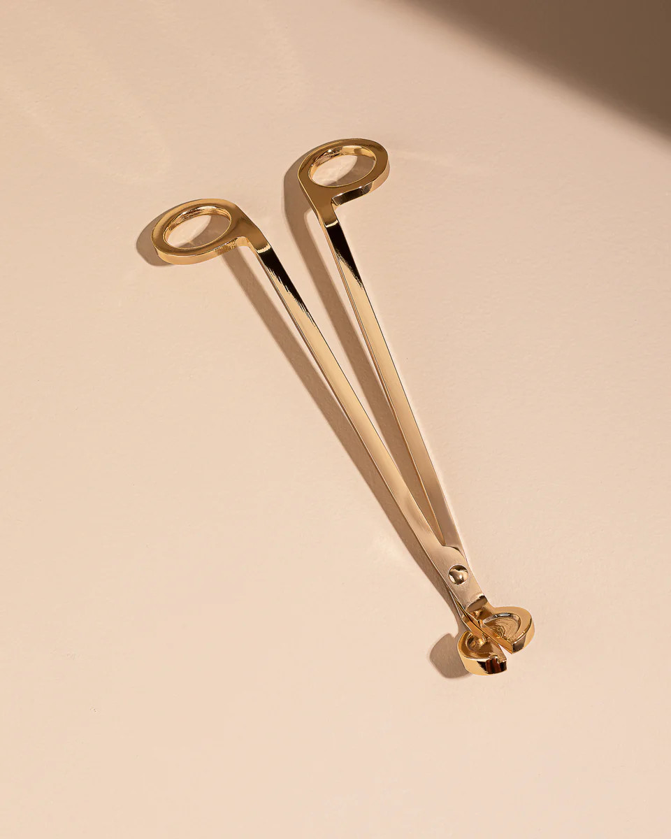 Gold Candle Wick Trimmer | Hotel Lobby Candle