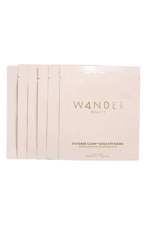 Wander Beauty Baggage Claim Rose Gold Eye Masks at Nordstrom | Nordstrom