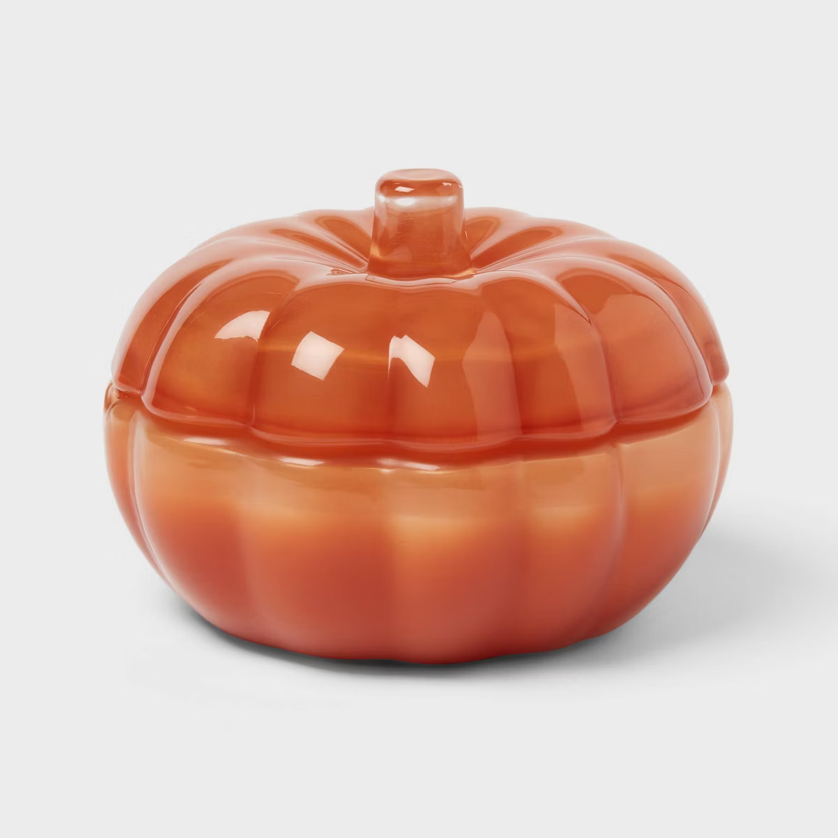 Lidded Glass Pumpkin Jar Candle - Threshold™ | Target