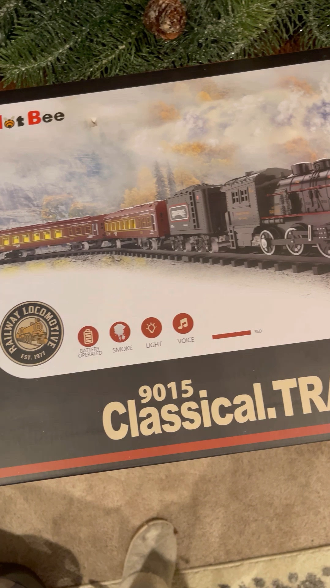 This Christmas tree train is the best! Realistic smoke, lights and noise! #christmastree #christmasdecor

#LTKHoliday #LTKSeasonal #LTKHome