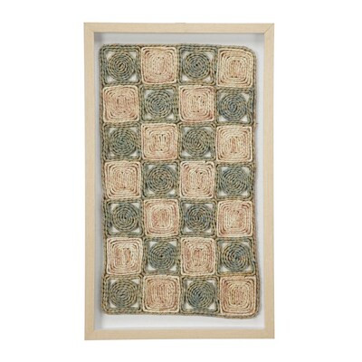 Grayson Lane Framed 30-in H x 2-in W Abstract Glass Shadow Box | Lowe's