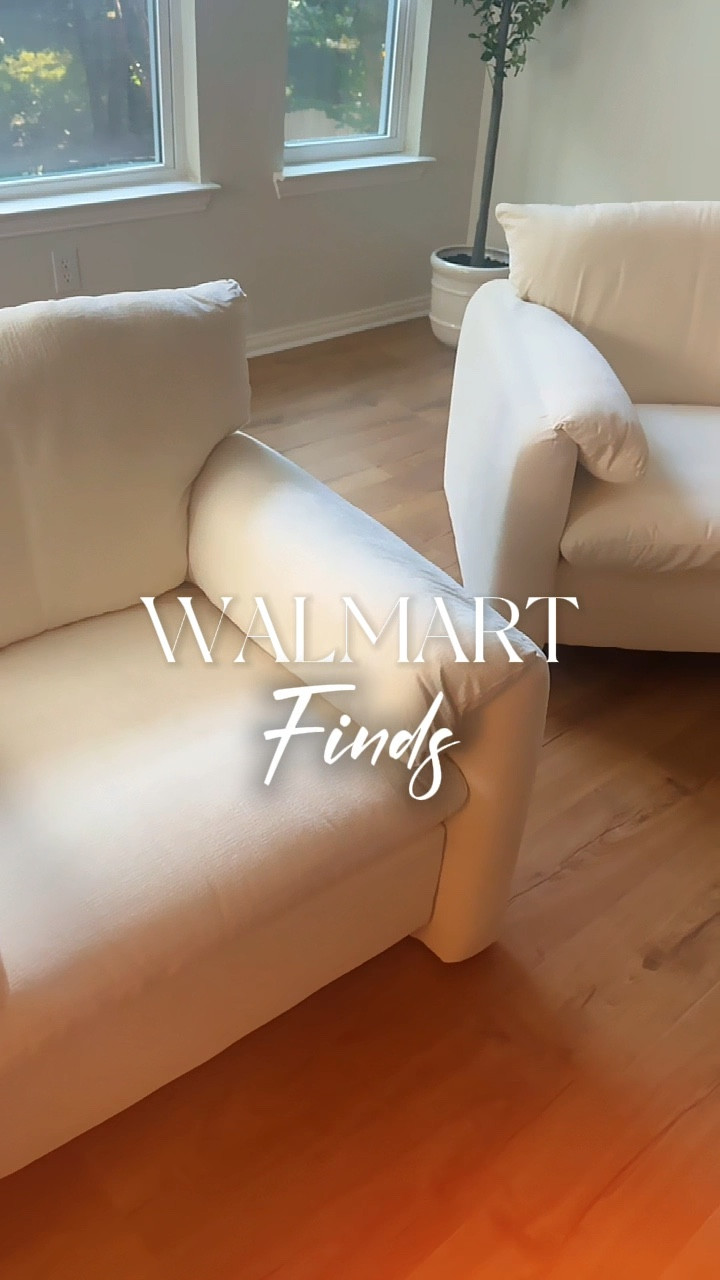 Soft, stylish, and made for lounging 🛋️✨
These white chenille chairs from Walmart are the comfy corner I’ve been dreaming of.

#WalmartFinds #CozyCorner #ChenilleChic #HomeVibes #LivingRoomGoals #ComfyAndCute #NeutralDecor #TrackArmChair #StyledSpaces #FurnitureGoals

#LTKFamily #LTKHome #LTKActive