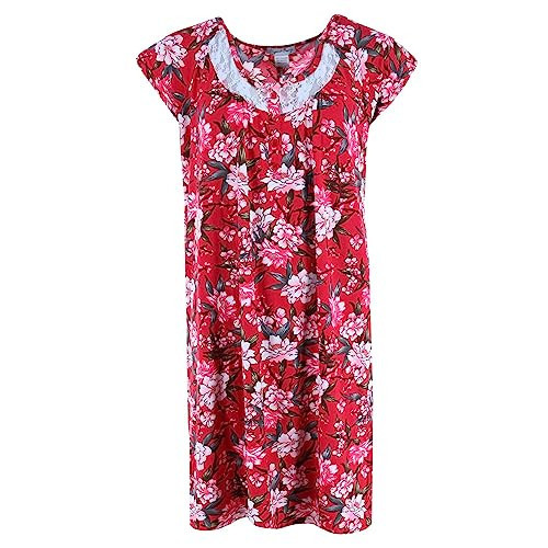 Elegant Emily Women's Burgundy Floral Gown, Large, Burgundy | Amazon (US)