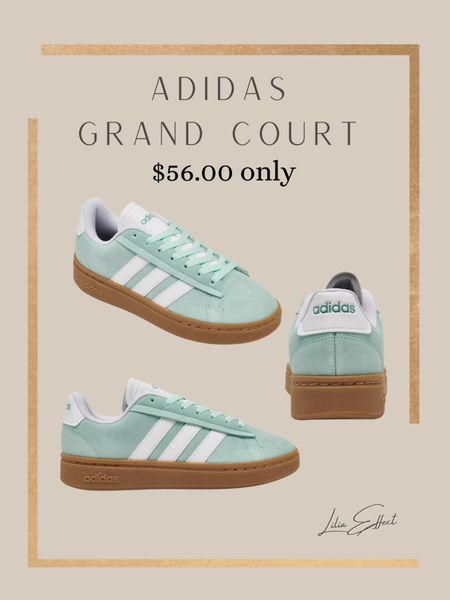Perfect sneakers for spring on sale! Adidas Grand Court alpha  in semi flash aqua color


#LTKshoecrush #LTKsalealert