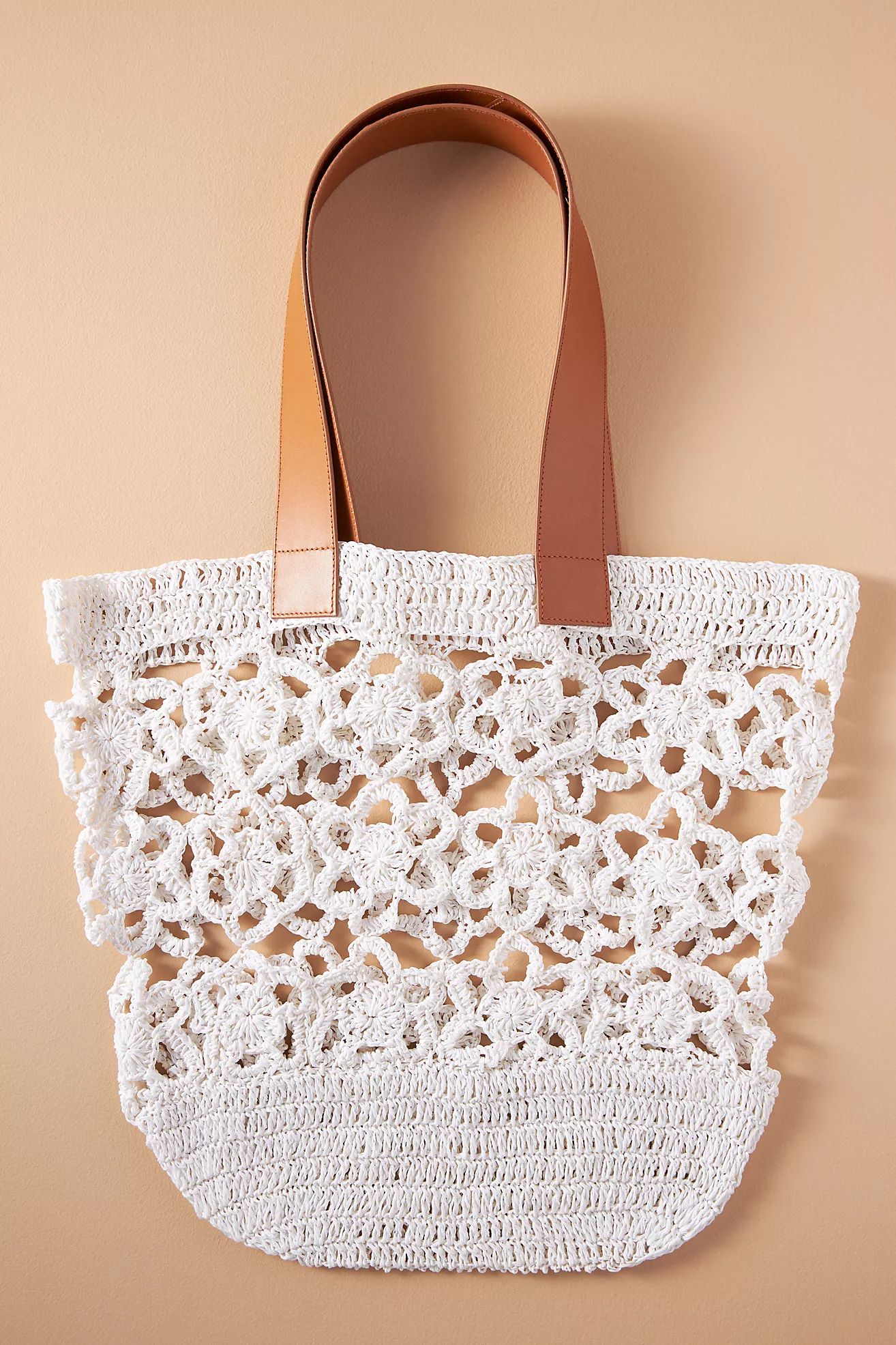 Floral Crochet Tote | Anthropologie (US)