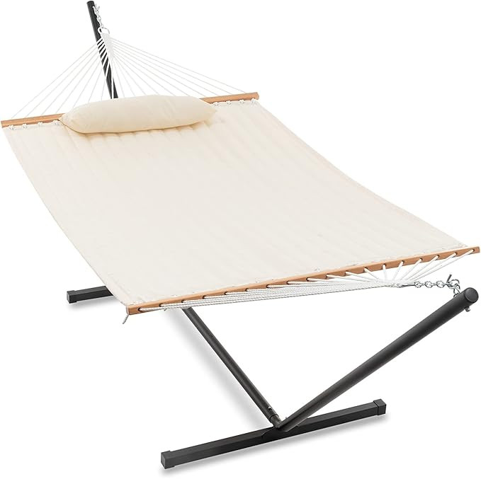 Gafete Two Person Hammock with Stand Included Two Person Heavy Duty Outside Portable Cotton Doubl... | Amazon (US)