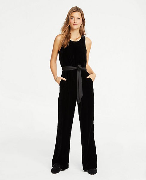 Velvet Halter Jumpsuit | Ann Taylor (US)
