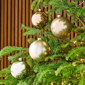 Large Gold Ornaments (Set of 4) | West Elm (US)