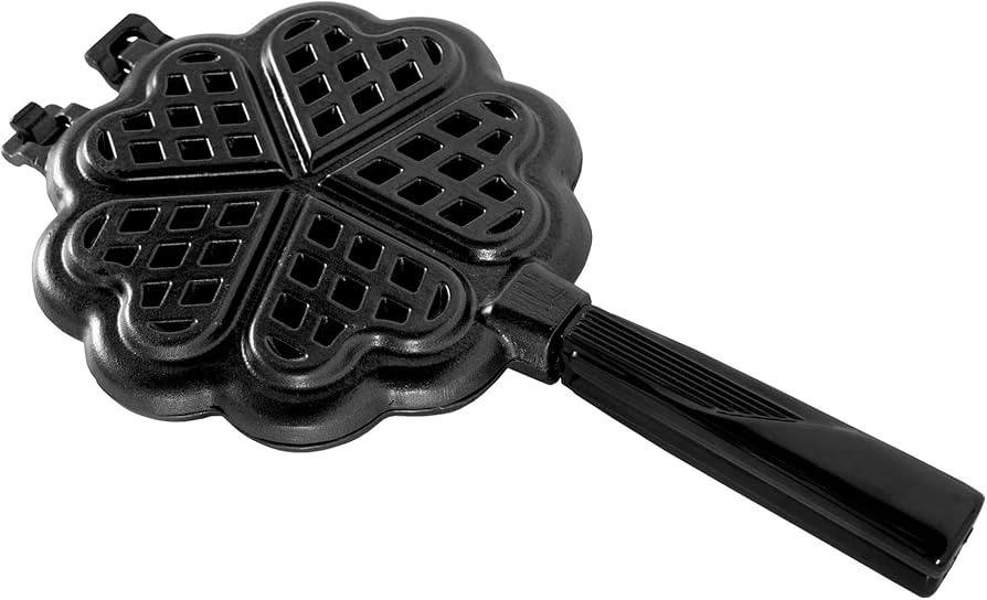 Amazon.com | Nordic Ware 01705 Sweetheart Waffler, Cast-Aluminium Pan, Heart Shaped, Mini Waffle ... | Amazon (US)