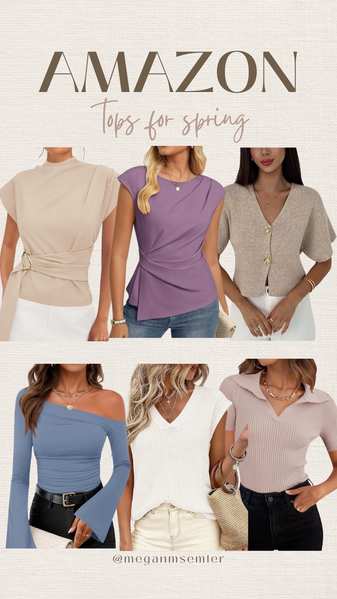 Amazon tops for spring

#LTKSeasonal #LTKootd #LTKgrwm