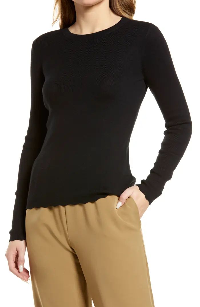 Ribbed Crewneck Sweater | Nordstrom